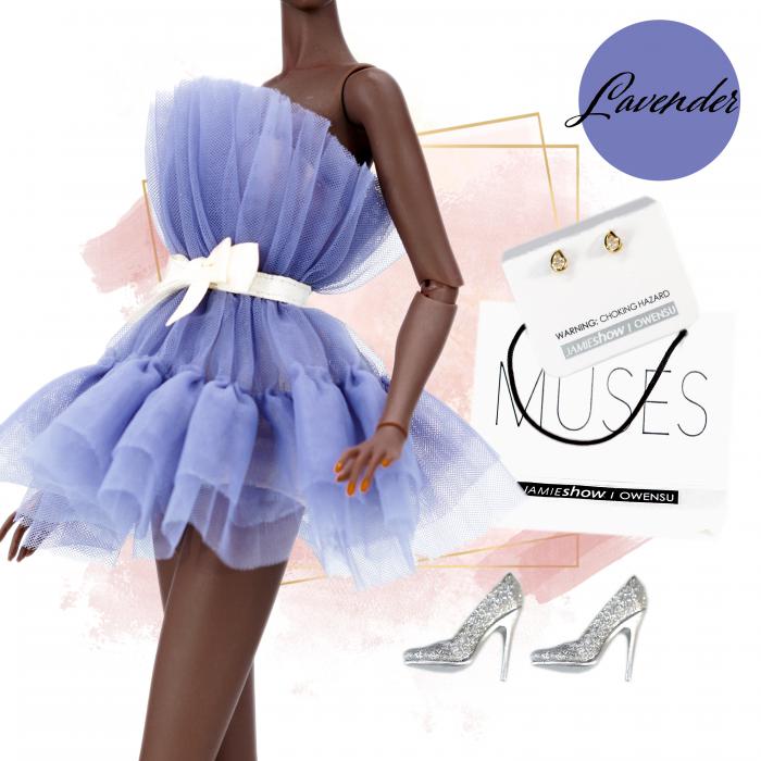 JAMIEshow - Muses - Enchanted - Mini Fashion Pack - Lavender - наряд